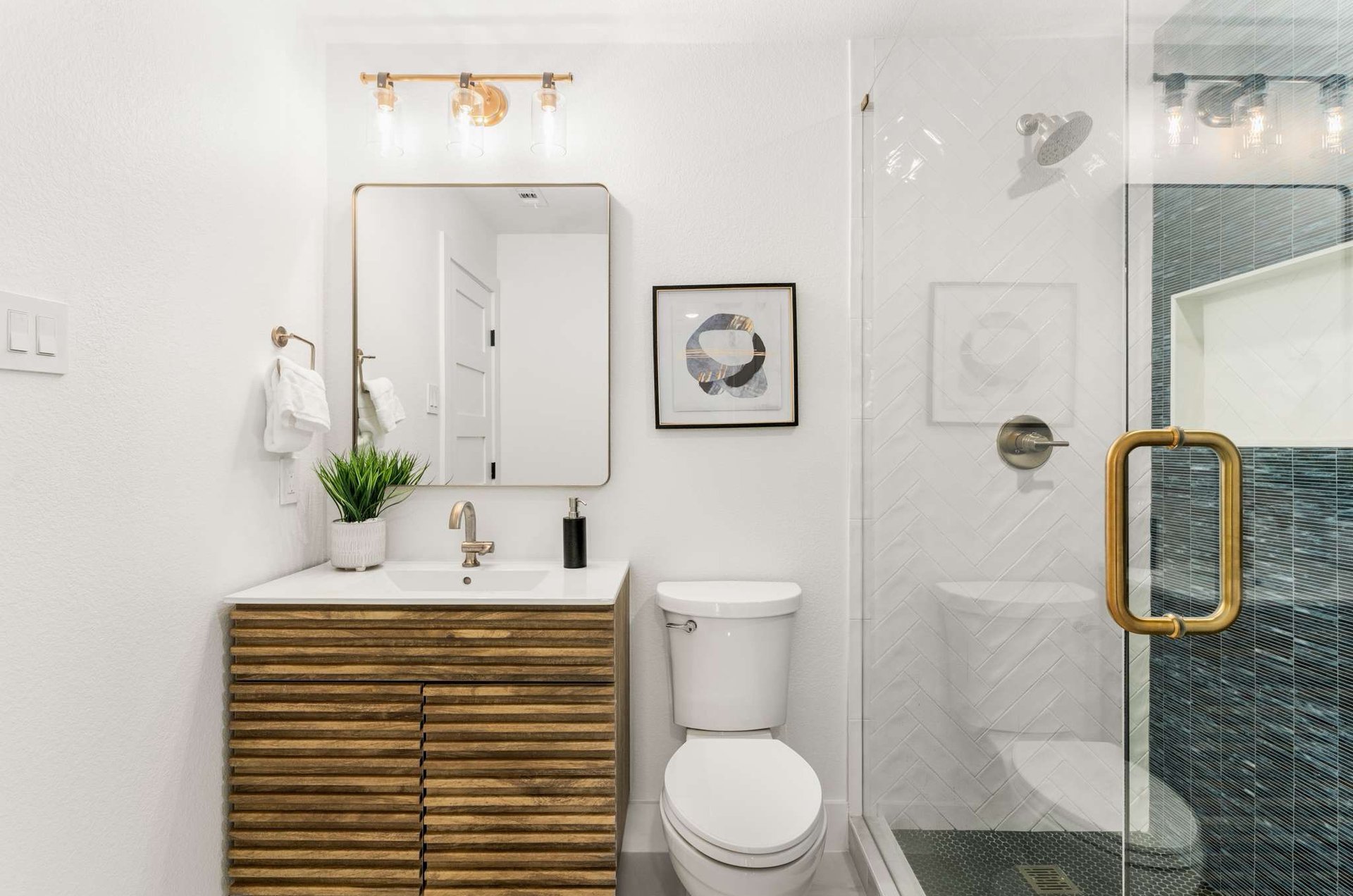 Bathroom remodeling project photo 1 by Buffalo Ridge Construction GRP